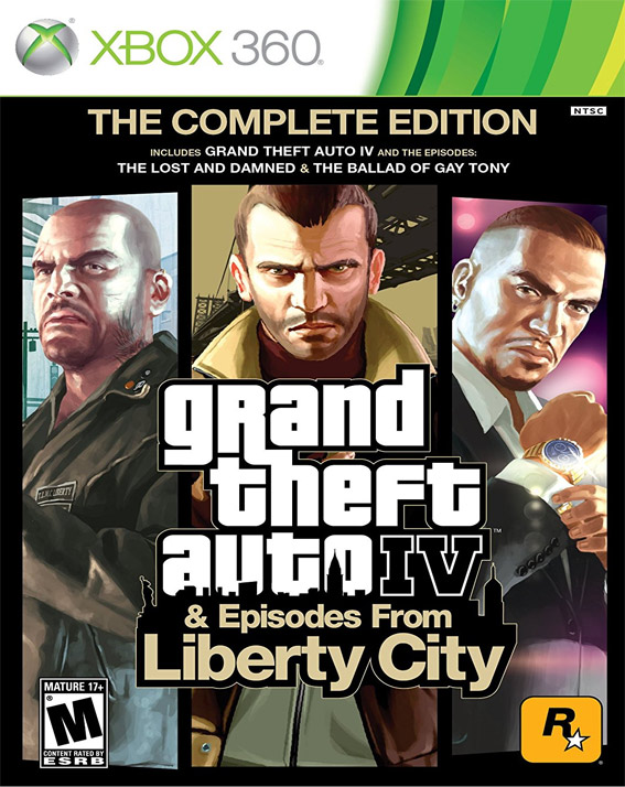 GRAND THEFT AUTO GTA IV & EPISODES FROM LIBERTY CITY XBOX