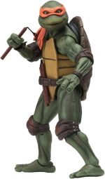 TMNT MICHELANGELO 1990 7" SCALE FIGURE NECA