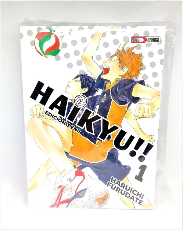 MANGA HAIKYU 1 EDICION 3 EN 1 PANINI - Image 1
