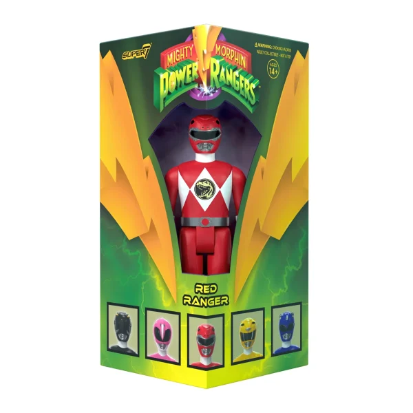 RED RANGER POWER RANGERS MIGHTY MORHIN SUPER7 - Image 2