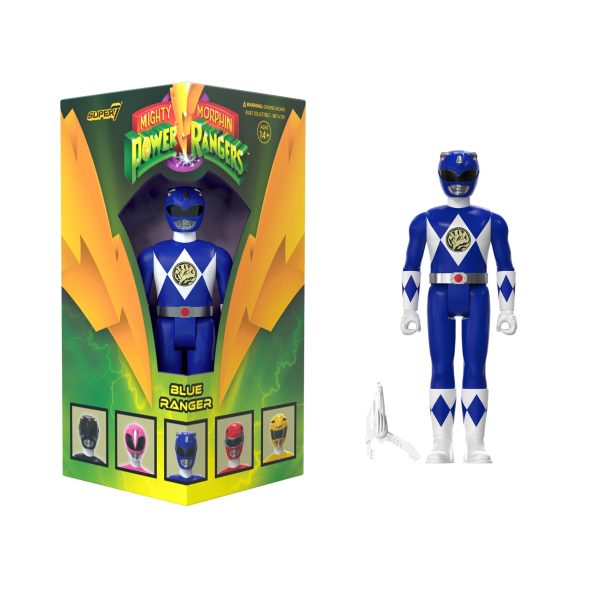 BLUE RANGER POWER RANGERS MIGHTY MORPHIN SUPER7 - Image 1