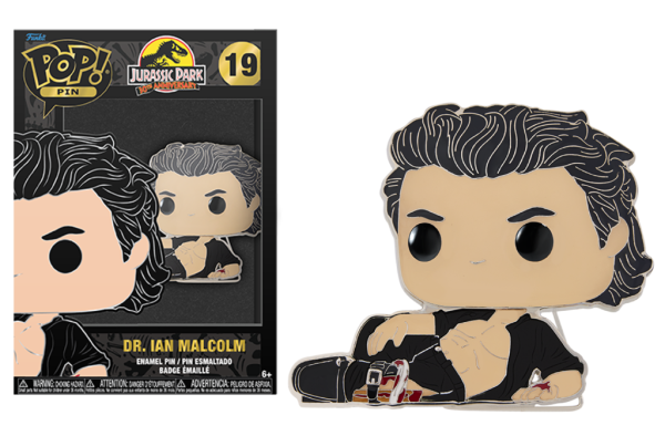 DR. IAN MALCOLM 19 JURASSIC PARK 30TH ANNIVERSARY PIN POP - Image 1
