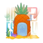 MOCHILA CASA DE BOB ESPONJA