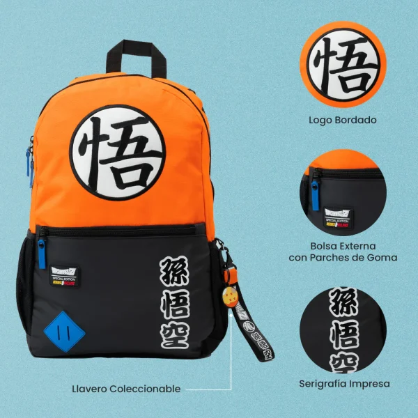 MOCHILA DRAGON BALL NARANJA - Image 2