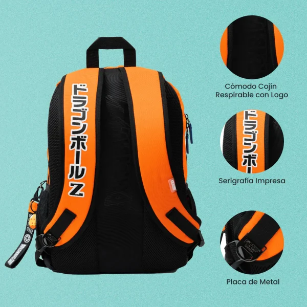 MOCHILA DRAGON BALL NARANJA - Image 3
