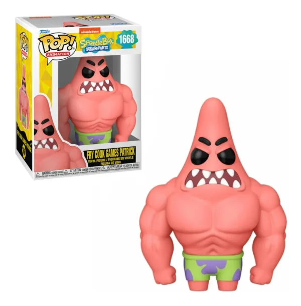D_NQ_NP_2X_989164-MLM78501955418_082024-F FRY COOK GAMES PATRICK 1668 SPONGEBOB SQUAREPANTS POP - Image 1