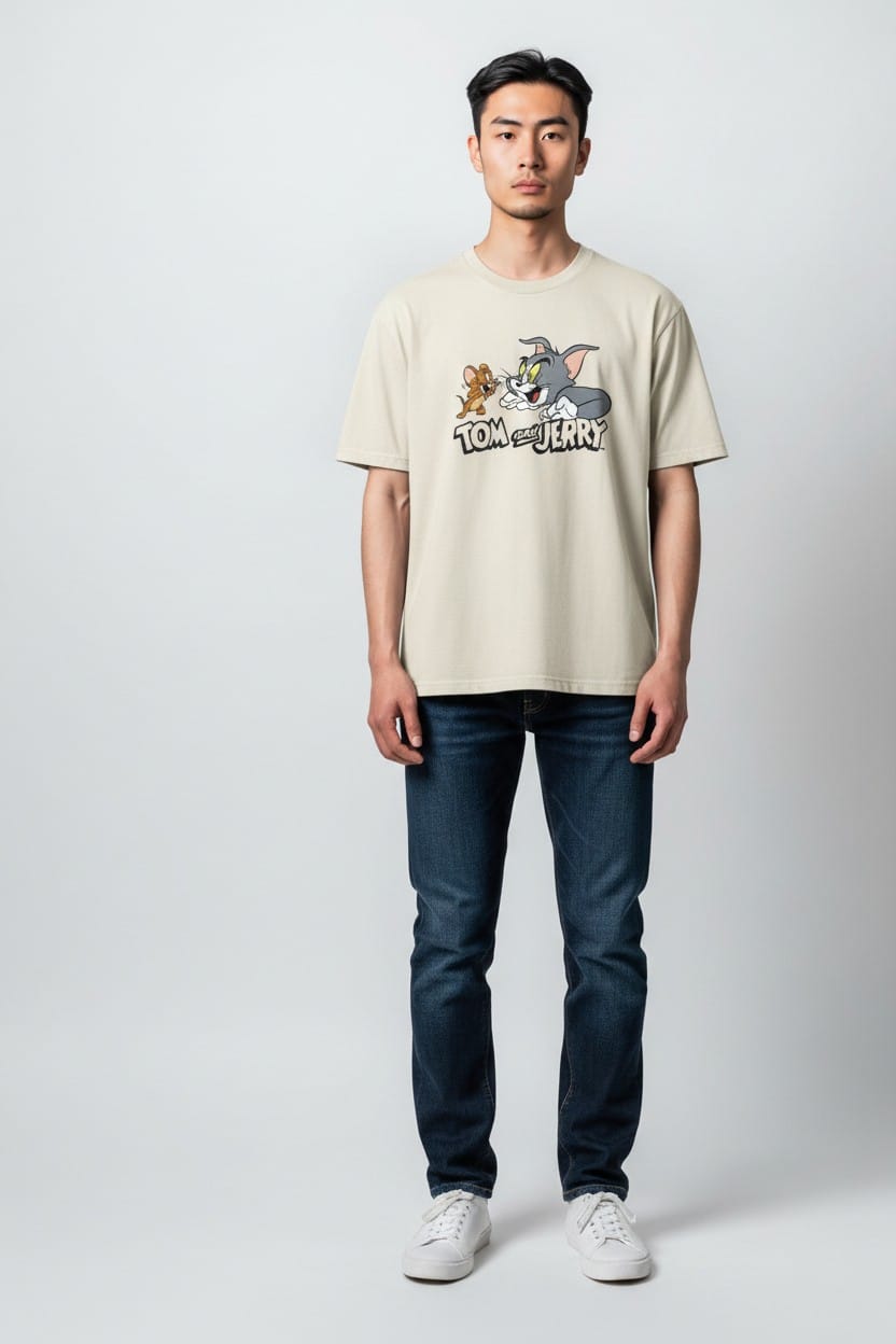 WhatsApp Image 2026-04-18 at 12.50.31 AM (1) PLAYERA CAFE TOM AND JERRY-EG - Image 1