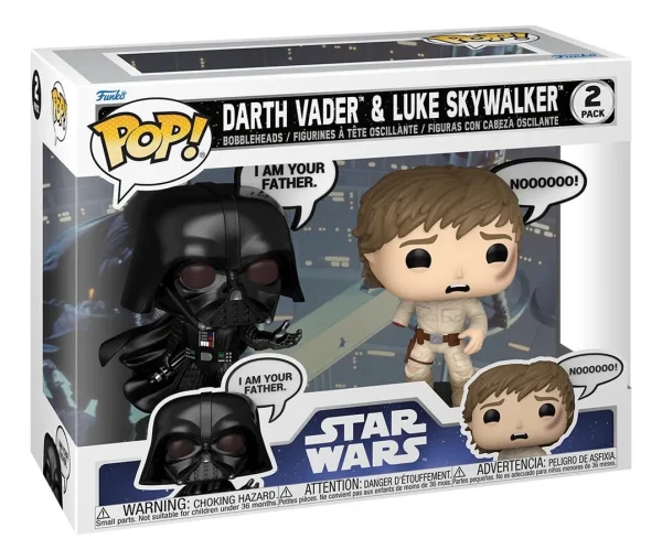 DARTH VADER & LUKE SKYWALKER 2 PACK STAR WARS POP - Image 2