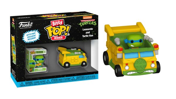 teenage-mutant-ninja-turtles-leonardo-and-turtle-van BITTY POP LEONARDO AND TURTLE VAN - Image 1
