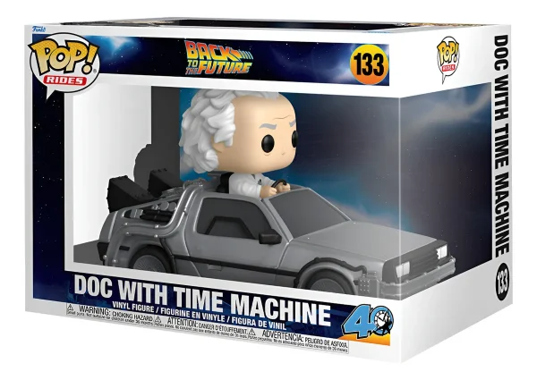 DOC WITH TIME MACHINE 133 BACK TO THE FUTURE POP - Image 2