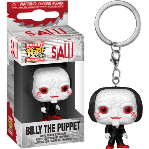 LLAVERO BILLY THE PUPPET SAW POCKET POP - Image 1