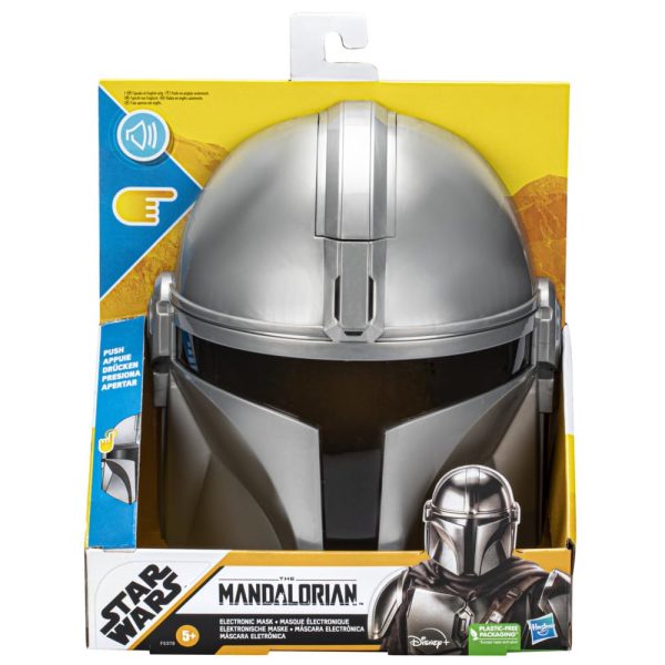 STAR WARS THE MANDALORIAN ELECTRONIC MASK HASBRO - Image 1