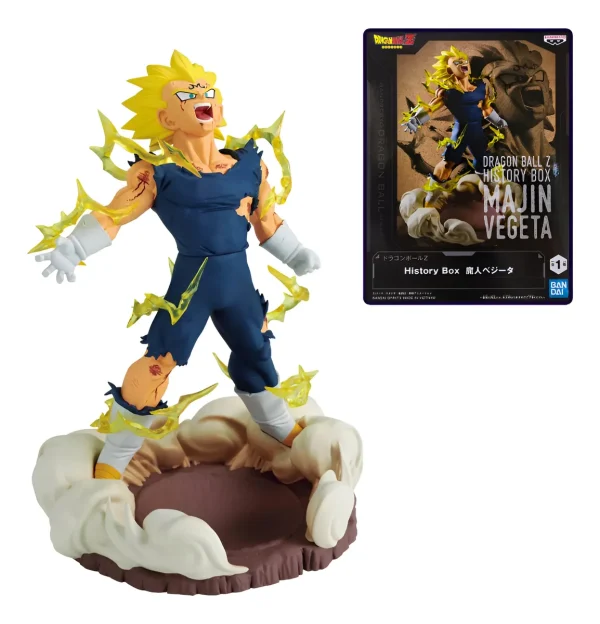 BANPRESTO DRAGON BALL Z HISTORY BOX MAJIN VEGETA - Image 1