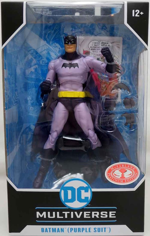 BATMAN PURPLE SUIT DC MULTIVERSE MC FARLANE - Image 2