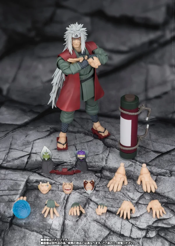 SH FIGUARTS JIRAIYA - KONOHAS HEROIC MASTER SAGE - Image 4