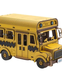 PUREMIND SNOOPY SCHOOL BUS WOODEN KIT