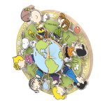 PUREMIND SNOOPY AROUND THE WORLD WOODEN MAGNET - Image 3