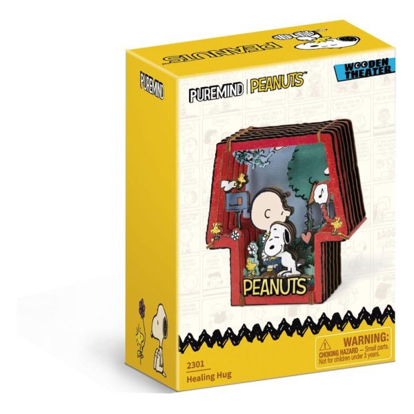 PUREMIND SNOOPY HEALING HUG WOODEN THEATER - Image 3