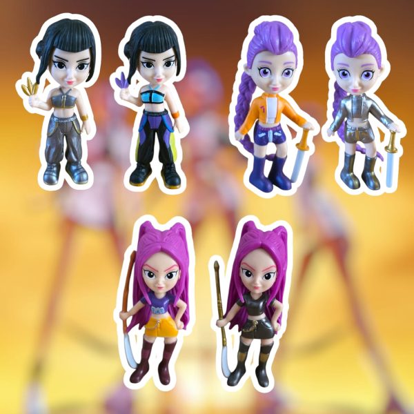 K POP DEMON HUNTERS SET 6 FIGURAS - Image 1