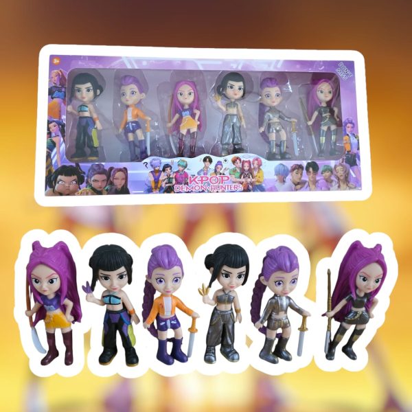 K POP DEMON HUNTERS SET 6 FIGURAS - Image 2