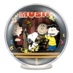 PUREMIND SNOOPY NIGHT OF MUSIC WOODEN CRYSTAL BALL