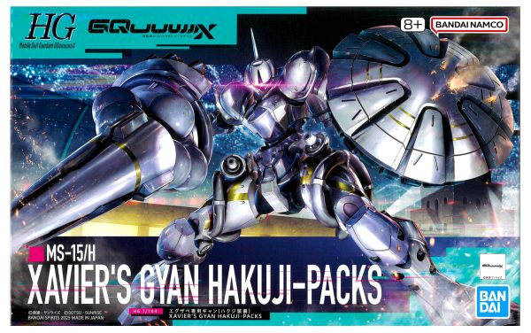 BANDAI HOBBY HG 1/144 XAVIERS GYAN HAKUJI-PACKS - Image 2