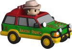 BITTY POP RIDES DR. ALAN GRANT AND JURASSIC SUV