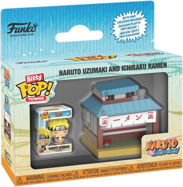 BITTY POP TOWNS NARUTO UZUMAKI AND ICHIRAKU RAMEN - Imagen 2