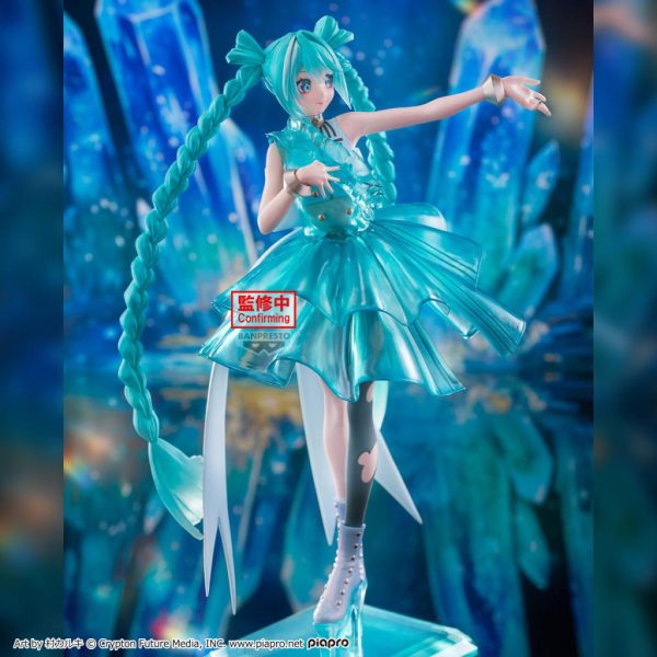 BANPRESTO HATSUNE MIKU CLEARLUXE EMERALDGEM FIGURE HATSUNE MIKU - Image 3