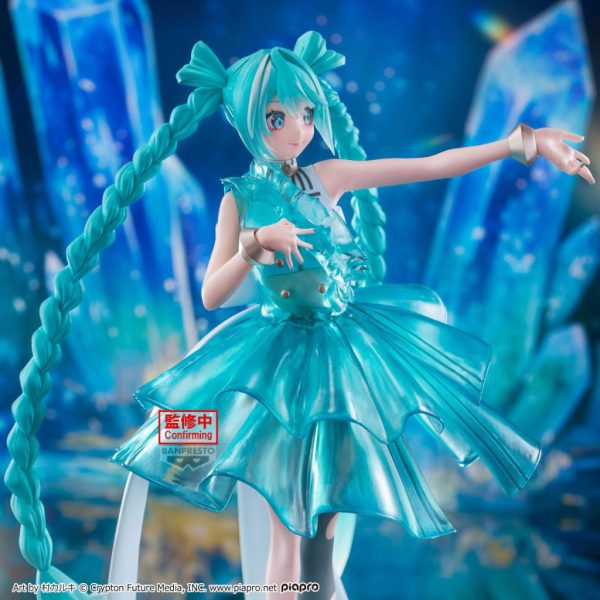 BANPRESTO HATSUNE MIKU CLEARLUXE EMERALDGEM FIGURE HATSUNE MIKU - Image 2