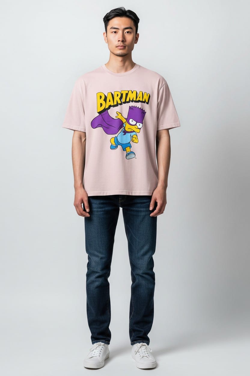 WhatsApp Image 2026-04-18 at 12.50.30 AM PLAYERA ROSA BARTMAN TALLA CH - Image 1
