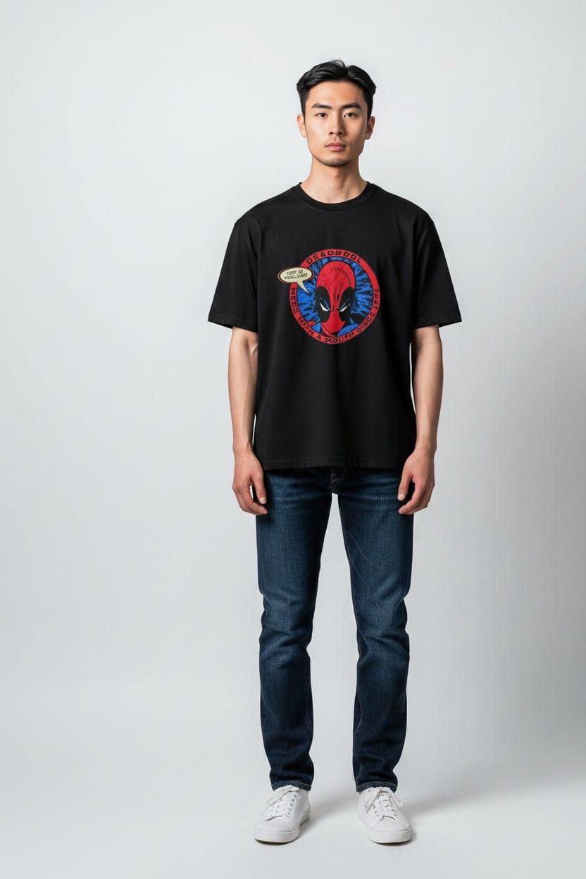 WhatsApp Image 2026-04-18 at 12.50.32 AM (2) PLAYERA NEGRA DEADPOOL TALLA GD - Image 1
