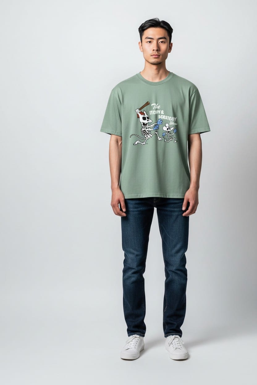WhatsApp Image 2026-04-18 at 12.50.32 AM PLAYERA VERDE TOM Y DALY TALLA GD - Image 1