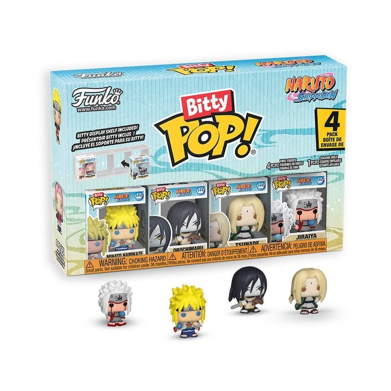 naruto-shippuden-pack-de-4-figuras-bitty-pop-vinyl-team-2-25-cm BITTY POP NARUTO SHIPPUDEN - Image 1