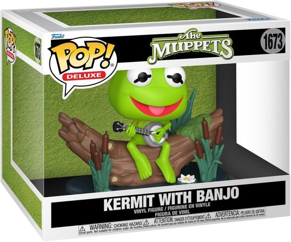 KERMIT WITH BANJO 1673 THE MUPPETS POP - Image 2