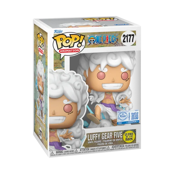 LUFFY GEAR FIVE 2177 ONE PIECE GLOWS IN THE DARK POP - Image 2