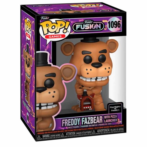 FUNKO FUSION FREDDY FAZBEAR WITH PIZZA LAUNCHER POP 1096 - Image 2