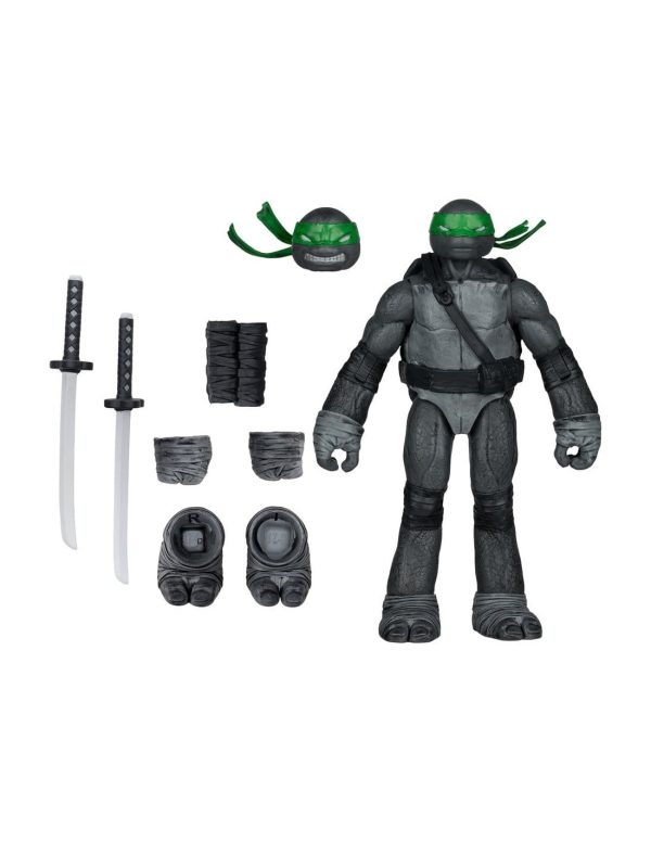 TEENAGE MUTANT NINJA TURTLES BLACK WHITE & GREEN LEONARDO MCFARLANE - Image 2