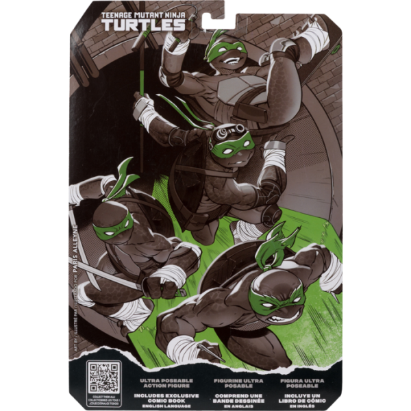 TEENAGE MUTANT NINJA TURTLES BLACK WHITE & GREEN DONATELLO MCFARLANE - Image 8