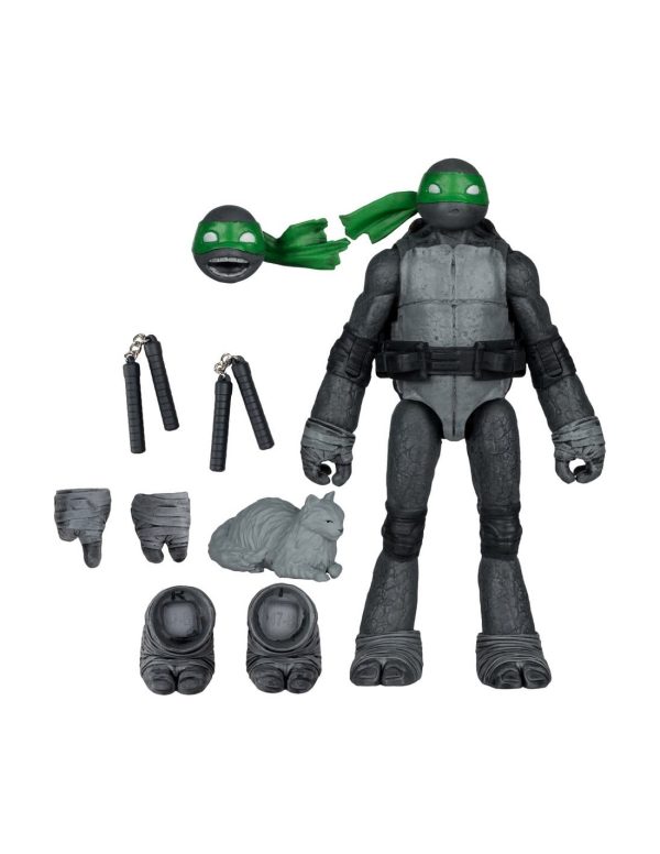 TEENAGE MUTANT NINJA TURTLES BLACK WHITE & GREEN MICHELANGELO MCFARLANE - Image 2