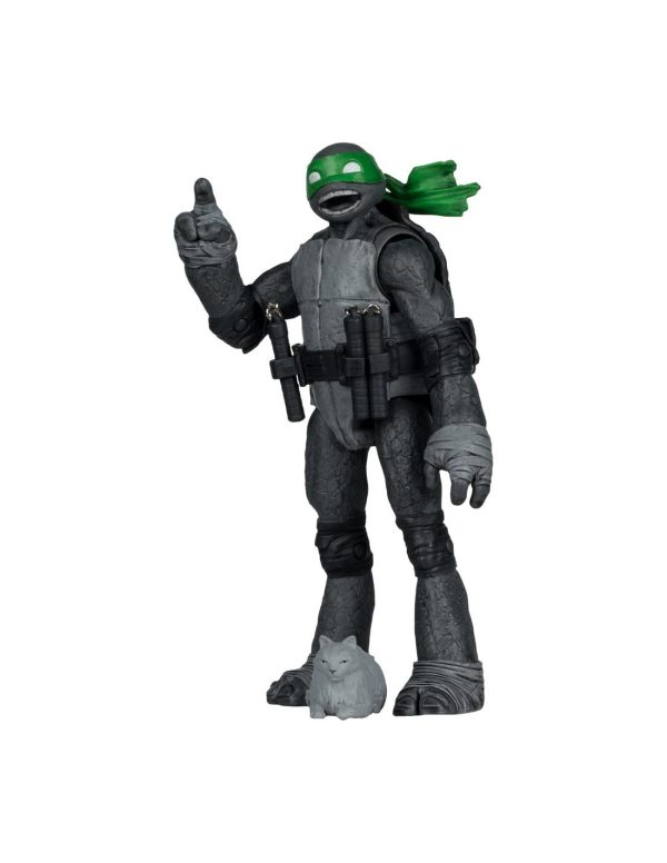 TEENAGE MUTANT NINJA TURTLES BLACK WHITE & GREEN MICHELANGELO MCFARLANE - Image 3