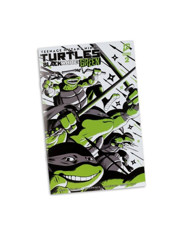 TEENAGE MUTANT NINJA TURTLES BLACK WHITE & GREEN MICHELANGELO MCFARLANE - Image 7