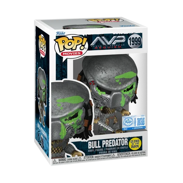 ALIEN VS PREDATOR REQUIEM BULL PREDATOR POP 1999 - Image 2