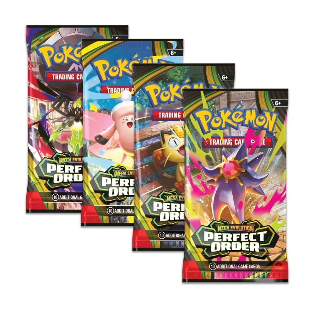 POKEMON-PERFECT-ORDER-BOOSTER-PACK-P10-B36ENGLISH-ME03-MEGA-EVOLUTION__0196214150454-1 SOBRE PERFECT ORDER POKEMON TCG - Imagen 1