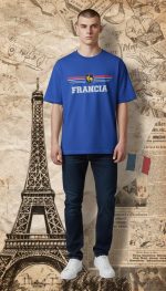 PLAYERA AZUL FRANCIA-EG