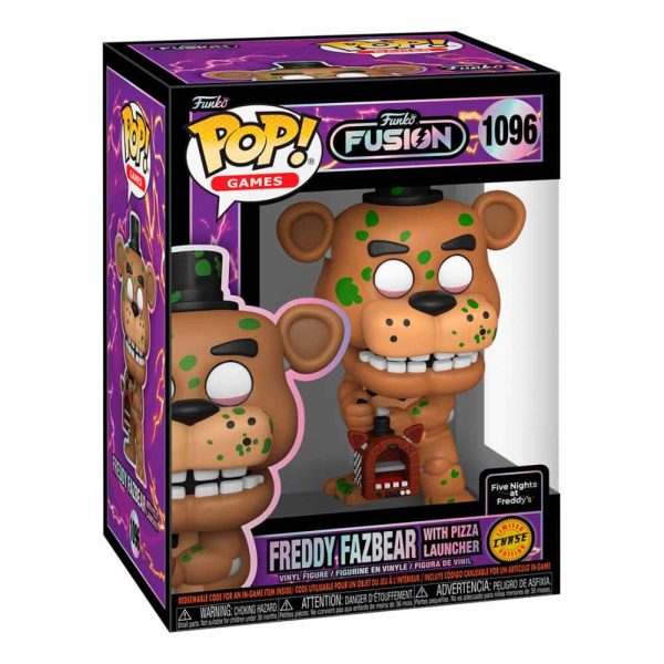 FUNKO FUSION FREDDY FAZBEAR WITH PIZZA LAUNCHER POP 1096 - Image 2
