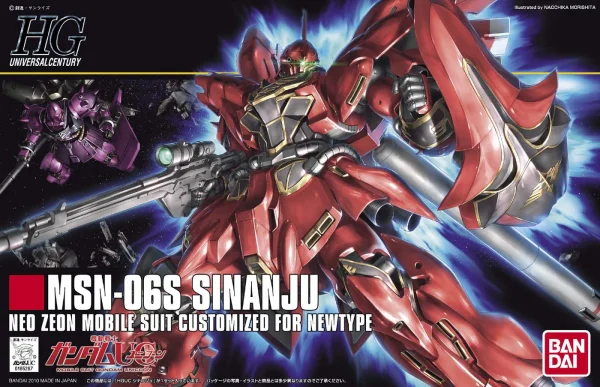 BANDAI HOBBY 1/144 HGUC SINANJU - Image 2