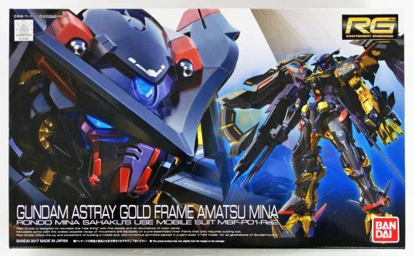 BANDAI HOBBY RG 1/144 GUNDAM ASTRAY GOLDFRAME AMATSU MINA - Image 2