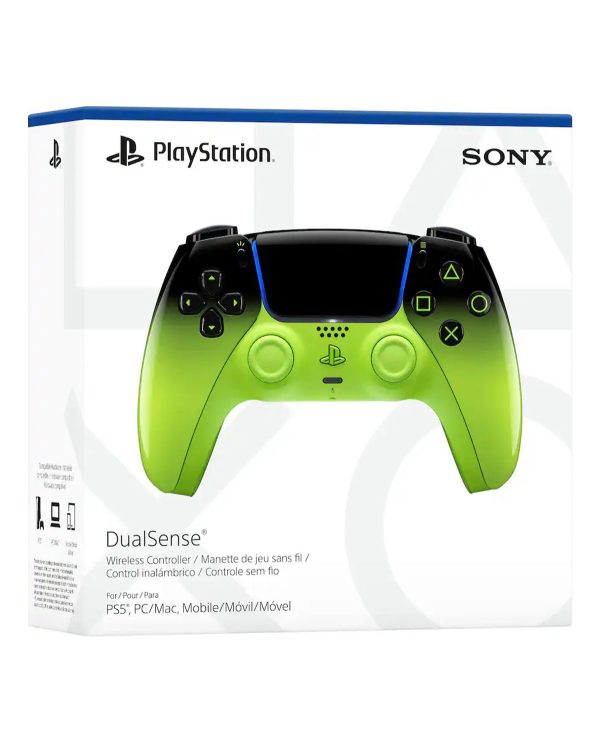 DUALSENSE WIRELESS CONTROLLER BLACK AND GREEN PS5 - Image 2