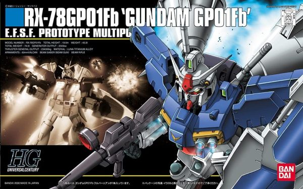 BANDAI HOBBY 1/144 HGUC RX-78 GP01FB - Image 2